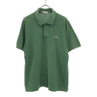 ラコステ(LACOSTE)のラコステ 日本製 ロゴ刺繍 半袖 ポロシャツ 4 グリーン LACOSTE メンズ(ポロシャツ)
