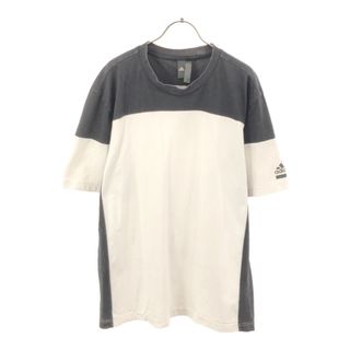 アディダス(adidas)のアディダス 半袖 Tシャツ 3XL ホワイト×ブラック adidas ビッグサイズ FREELIFT メンズ(Tシャツ/カットソー(半袖/袖なし))