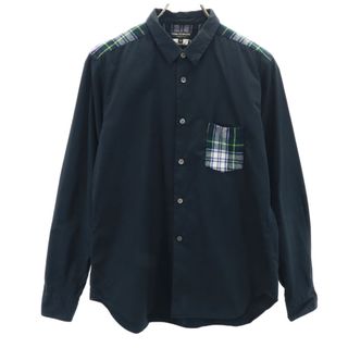 コムデギャルソンオムプリュス(COMME des GARCONS HOMME PLUS)のコムデギャルソンオムプリュス 2011年 日本製 長袖 シャツ XS 黒 COMME des GARCONS HOMME PLUS メンズ(シャツ)