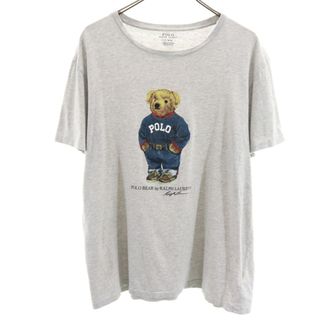 POLO RALPH LAUREN - ポロラルフローレン 半袖 Tシャツ L グレー POLO RALPH LAUREN ポロベア メンズ