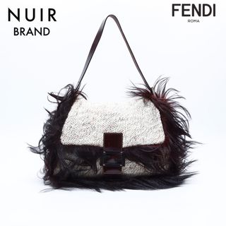 フェンディ(FENDI)のフェンディ FENDI ニット ファー マンマバケット ショルダーバッグ(ショルダーバッグ)