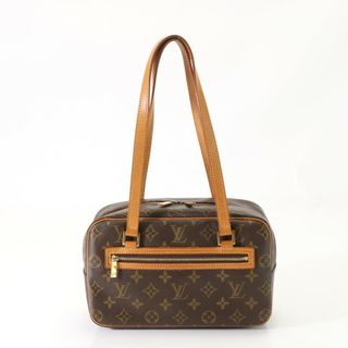 ルイヴィトン(LOUIS VUITTON)の極美品 ルイヴィトン モノグラム シテ MM M51182 レザー ダブル ショルダーバッグ 肩掛け トート ハンド レディース EFE AE3-10(ショルダーバッグ)