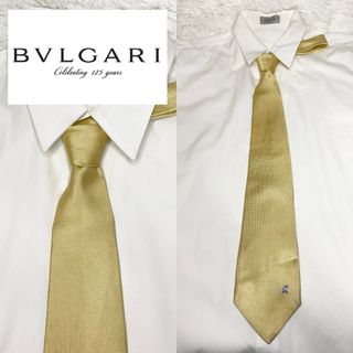 ブルガリ(BVLGARI)の【美品】 BVLGARI ネクタイ イエローゴールド(ネクタイ)