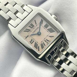 カルティエ(Cartier)のT708 カルティエ サントスドゥモワゼルSM シェル 2698 箱ギャラ付(腕時計)