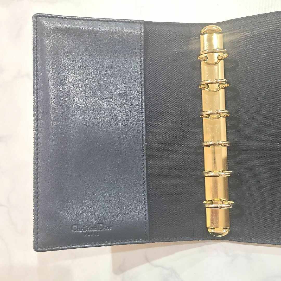 Dior システム手帳 ネイビー トロッター ヴィンテージ Dior システム手帳 ネイビー トロッター ヴィンテージ
