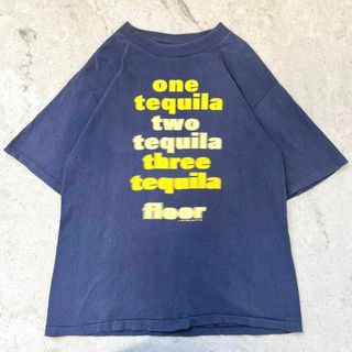 【90s USA製】All Sport テキーラ シングルステッチ Tシャツ 青(Tシャツ/カットソー(半袖/袖なし))