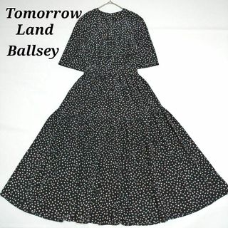 Tomorrowland Ballsey 　花柄　ワンピース　クルーネック　34