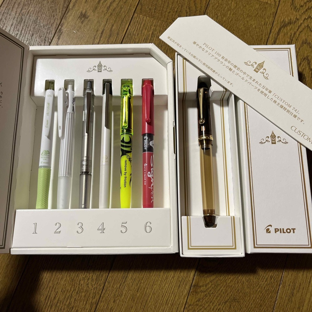パイロット 株主優待 万年筆 カスタム74 + 筆記具セット パイロット 株主優待 万年筆 カスタム74 + 筆記具セット