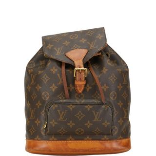 ルイヴィトン(LOUIS VUITTON)のルイ ヴィトン モノグラム モンスリMM リュック バックパック M51136 PVC レディース LOUIS VUITTON 【1-0152976】(リュック/バックパック)