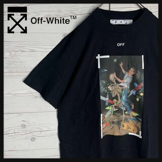 OFF-WHITE - 【入手困難極美品】オフホワイト クロスアロー ドクロ ビッグロゴ 即完売Tシャツ
