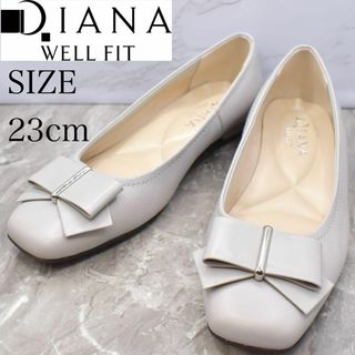 ダイアナ(DIANA)の【極美品】DIANA well fitダイアナウェルフィット　パンプス　リボン(ハイヒール/パンプス)