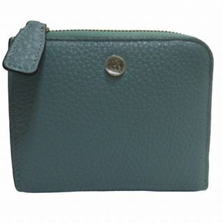 アザー(other)のPELLE BORSA ペレボルサ タグ付 二つ折り財布 レザーウォレット 水色(財布)