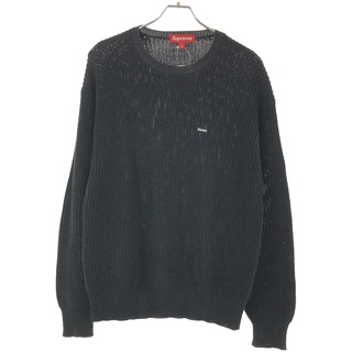 シュプリーム(Supreme)のSupreme シュプリーム Small Box Ribbed Sweater コットンニットセーター  ブラック S(ニット/セーター)