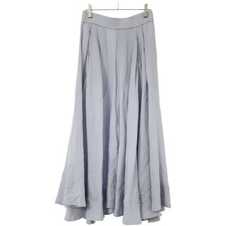 マディソンブルー(MADISONBLUE)のMADISON BLUE マディソンブルー 17SS TUCK CIRCULAR SKIRT LINEN リネンタックスカート MB171-6014 ブルー 1(ロングスカート)