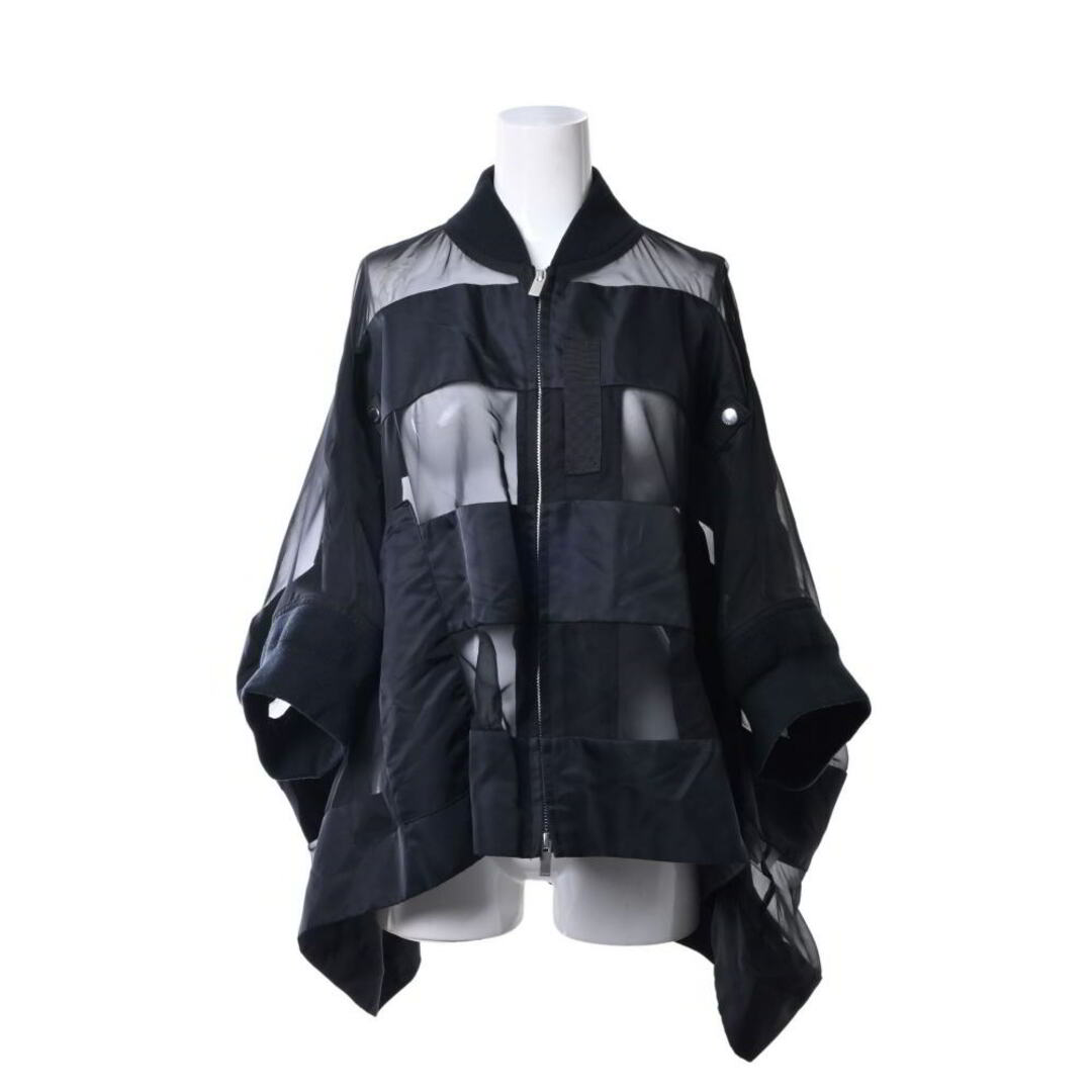 sacai - Sacai ナイロンツイル シフォン ブルゾンの通販 by sacai - Sacai ナイロンツイル シフォン ブルゾンの通販 by