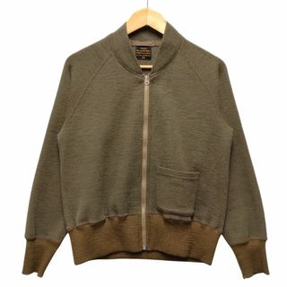 ザリアルマッコイズ(THE REAL McCOY'S)のTHE REAL MCCOY'S ザリアルマッコイズ TYPE C-2 ニット ブルゾン カーキ サイズ36 正規品 / 34599(ブルゾン)