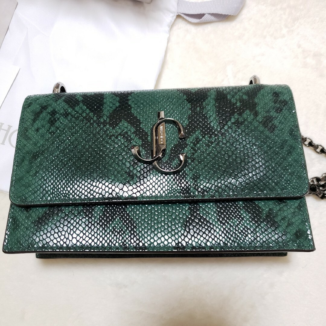 JIMMY CHOO - 極美品 ジミーチュウ ボヘミア JCロゴ 2way JIMMY CHOO - 極美品 ジミーチュウ ボヘミア JCロゴ 2way