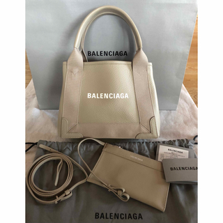 Balenciaga - ☆☆BALENCIAGA/バレンシアガ☆☆NAVYネイビーカバスXS☆新品未使用
