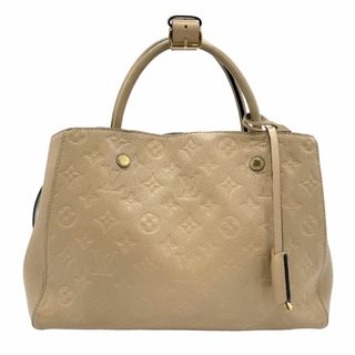 ルイヴィトン(LOUIS VUITTON)のルイ ヴィトン LOUIS VUITTON ハンドバッグ ショルダーバッグ モノグラムアンプラント モンテーニュMM モノグラムアンプラント ベージュ レディース 送料無料【中古】 z1349(ハンドバッグ)