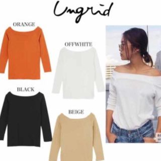 アングリッド(Ungrid)の【最終値下げ】アングリッド オフショルダー シャツ(Tシャツ(長袖/七分))