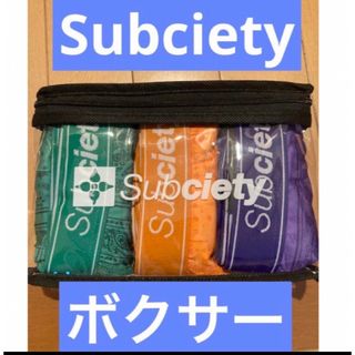 サブサエティ(Subciety)のSubciety/(L）BOXER SHORTS  ボクサーパンツ　MULTI3(ボクサーパンツ)