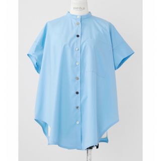 エンフォルド(ENFOLD)のENFOLD WASHABLE HALFSLEEVE HEXAGON-SHIRT(シャツ/ブラウス(長袖/七分))