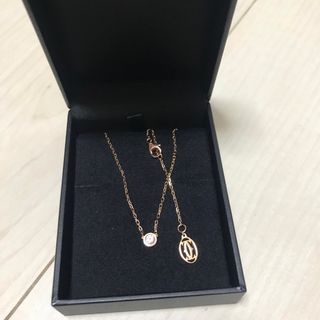 カルティエ(Cartier)のCartier ダムール　ピンクサファイア　ネックレス(ネックレス)