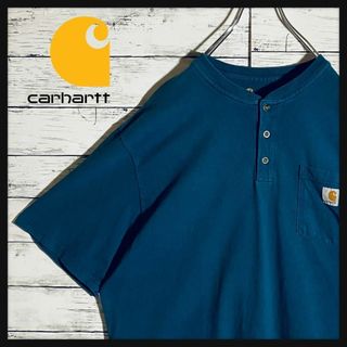 カーハート(carhartt)の【超人気モデル】カーハート☆ワンポイントロゴ　Tシャツ　ヘンリーネック　即完売(Tシャツ/カットソー(半袖/袖なし))