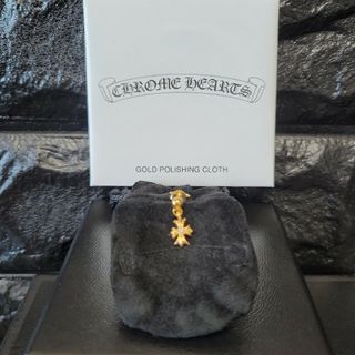 クロムハーツ(Chrome Hearts)のクロムハーツ ピアス 22K タイニー ドロップ ダイヤモンド インボイス付き(ピアス(片耳用))