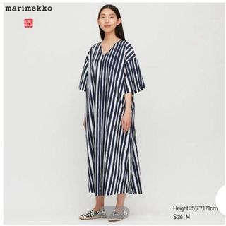 ユニクロ(UNIQLO)のユニクロ　マリメッコ　UNIQLO marimekko  ロングワンピース (ロングワンピース/マキシワンピース)