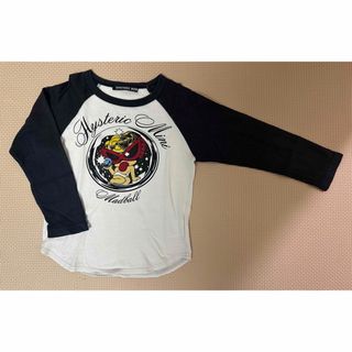 ヒステリックミニ(HYSTERIC MINI)の【ヒステリックミニ　ヒスミニ】ラグラン　長袖Tシャツ　ロンT 110cm(Tシャツ/カットソー)