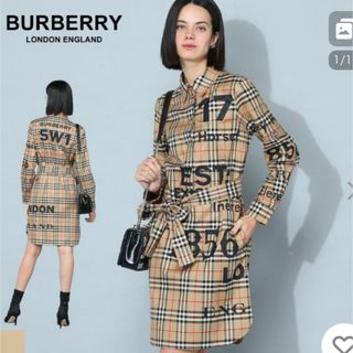 BURBERRY ワンピース(ひざ丈ワンピース)