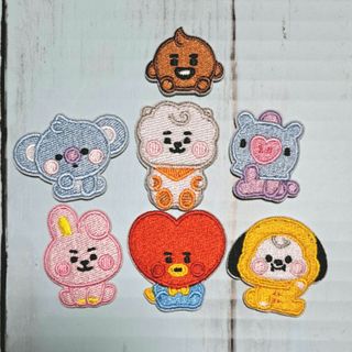 BT21 - BT21 ワッペン７枚セット