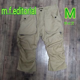 エムエフエディトリアル(m.f.editorial)のm.f.editorial  7分丈パンツ Mサイズ ベージュ(ショートパンツ)