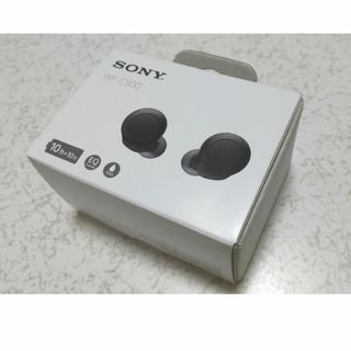 SONY フルワイヤレスイヤホン ブラック WF-C500(B)