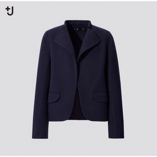 ユニクロ(UNIQLO)の+J  ダブルフェイススタンドカラージャケット(テーラードジャケット)