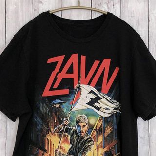 ミュージックティー(MUSIC TEE)の音楽系Ｔシャツ　ゼイン　ZAYN　サイズＭ　半袖Ｔシャツ　黒ブラック　メンズ古着(Tシャツ/カットソー(半袖/袖なし))