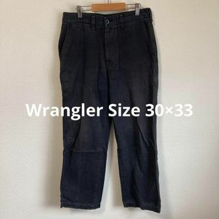 ラングラー(Wrangler)のWrangler ラングラー パンツ　ブラック　黒　アメカジ　30×33(チノパン)