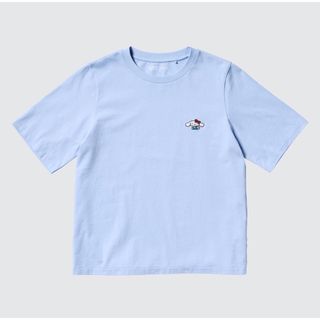 ユニクロ(UNIQLO)のユニクロ ハローキティ 50th アニバーサリー UT シナモン ブルー XL(Tシャツ(半袖/袖なし))