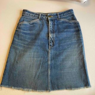 [海外購入] Denim Skirt(ひざ丈スカート)