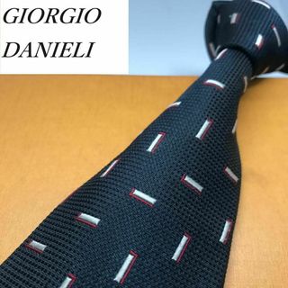 未使用★ GIORGIO DANIELI★ ネクタイ ハンドメイド ブラック系