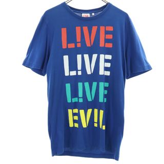 ラコステライブ(LACOSTE L!VE)のラコステライブ 半袖 Tシャツ 2 ブルー LACOSTE L!VE メンズ(Tシャツ/カットソー(半袖/袖なし))