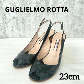 ✨美品✨イタリア製 ジュリエルモロッタ オープントゥ バックストラップ サンダル(サンダル)