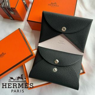 エルメス(Hermes)の超希少カラー◆HERMES カルヴィデュオ ヴェルソ Calvi Duo(財布)