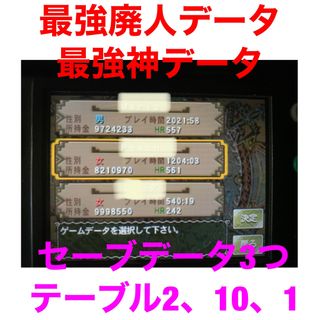 ニンテンドー3DS(ニンテンドー3DS)のモンスターハンター3G 最強データ 廃人データ(携帯用ゲームソフト)