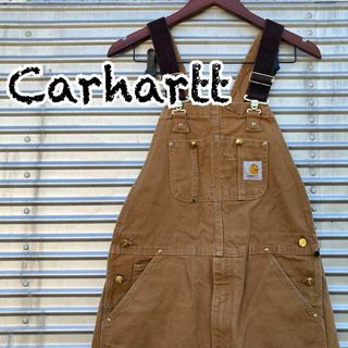 カーハート(carhartt)の【34×32】Carhartt ダックペインターオーバーオールダブルニー(その他)