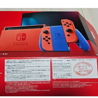 ニンテンドースイッチ(Nintendo Switch)のNintendo Switch マリオ レッド×ブルー セット(家庭用ゲーム機本体)