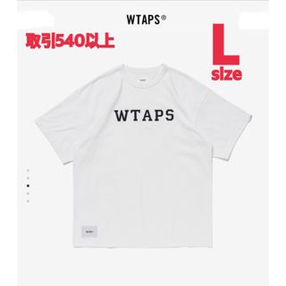 ダブルタップス(W)taps)のWTAPS 2024SS ACADEMY SS TEE WHITE Lサイズ(Tシャツ/カットソー(半袖/袖なし))