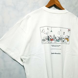 サンリオ(サンリオ)の新品　ハローキティ　Tシャツ　ケロッピー　ばつ丸　マイメロ　白色　L　レディース(Tシャツ(半袖/袖なし))