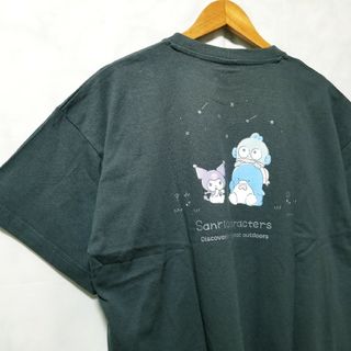 サンリオ(サンリオ)の新品　サンリオ　Tシャツ　半袖　クロミちゃん　はんぎょどん　サム　暗灰色　M(Tシャツ(半袖/袖なし))